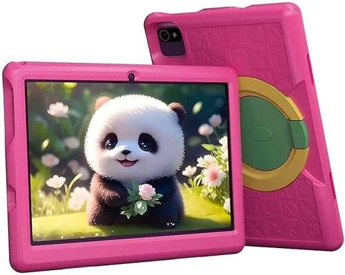 Tablet PC para niños Android 12, tableta de pantalla de 10.1 pies, 5000 mAh, cámara dual HD, cuatro núcleos, WiFi, control parental, funda a prueba