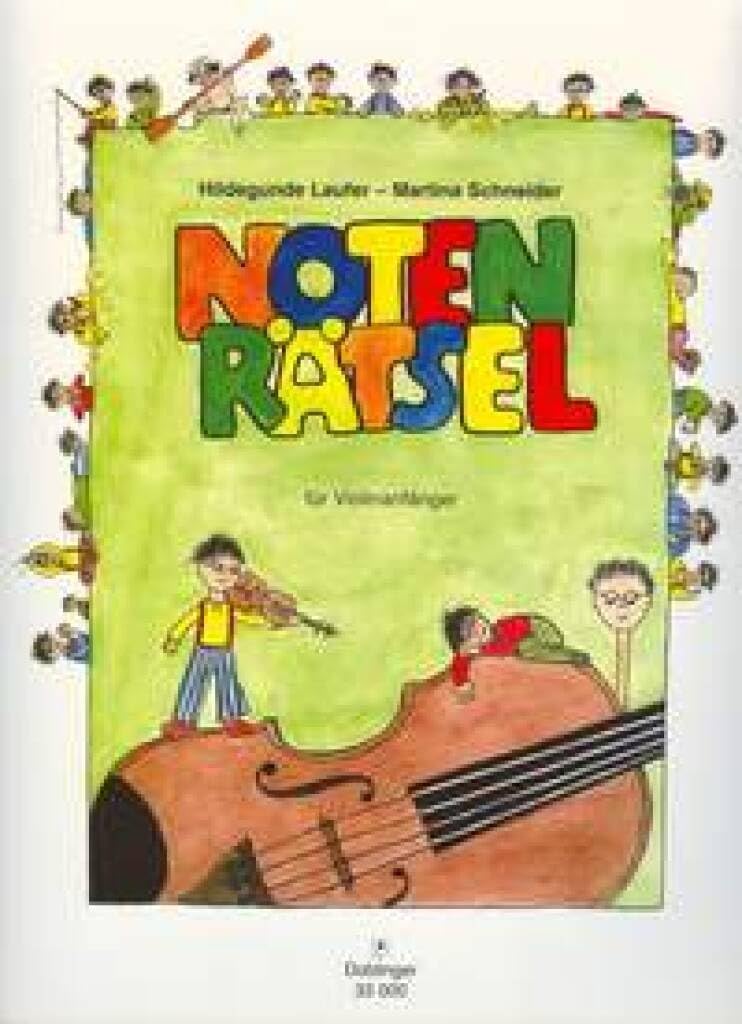 Notenrätsel für Violinanfänger 6: Violine.