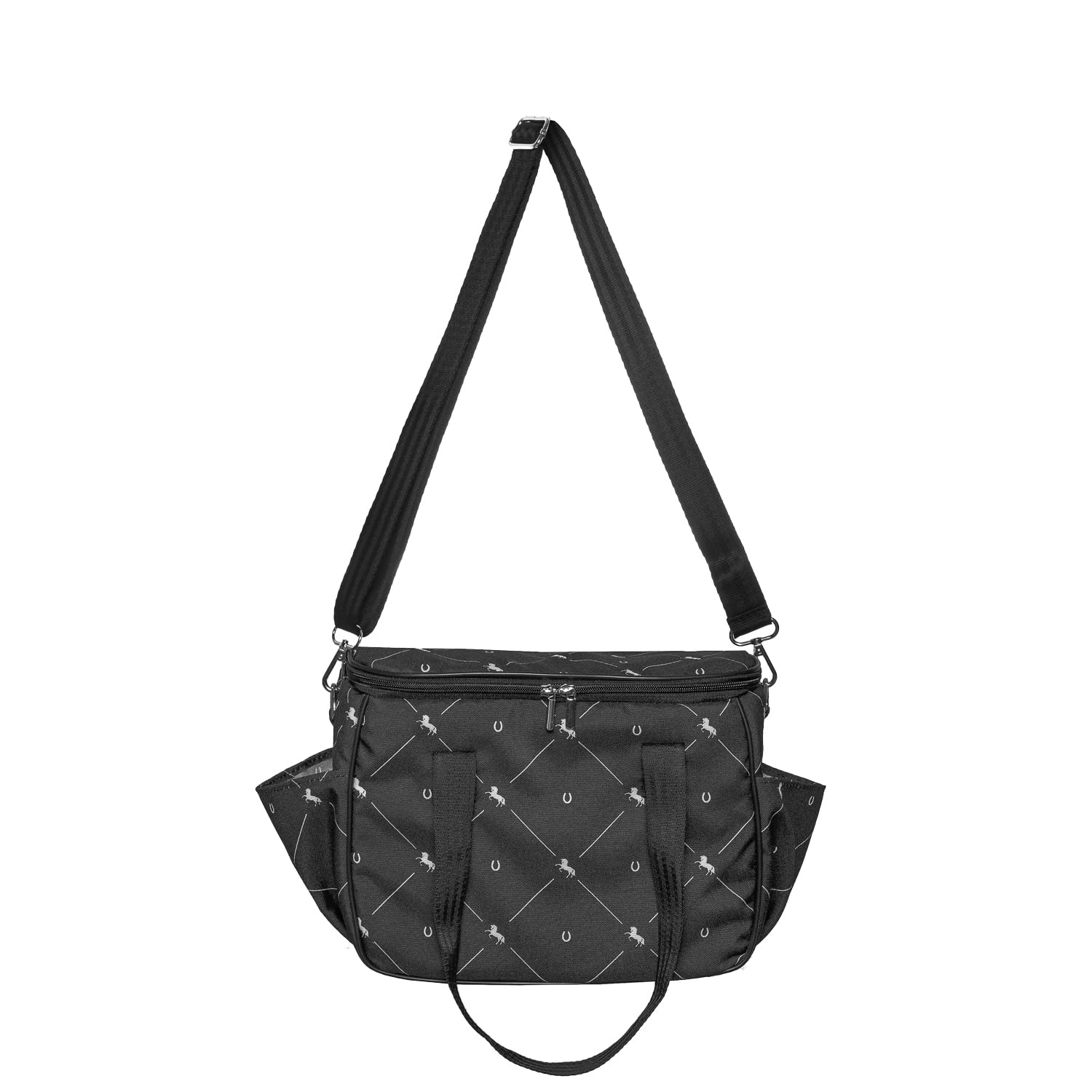 Borsa per la pulizia del cavallo, borsa per spazzole e accessori Dream nero