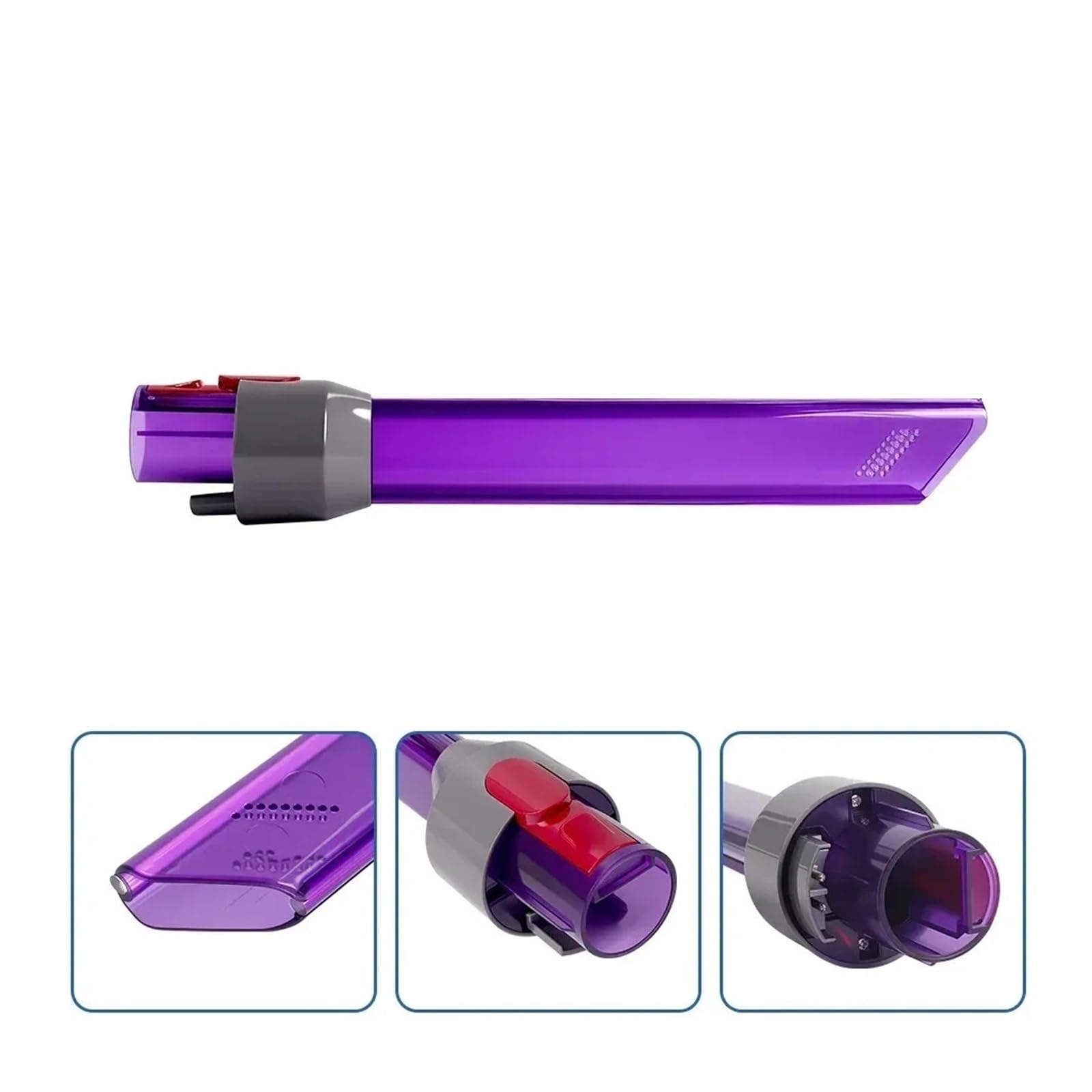 Boquilla De Aspiradora, Compatible Con Dyson V7 V8 V10 V11 V15, Cabezal De Succión De Vacío AC, Interiores De Automóviles, Sofás Y Esquinas Estrechas(2Pcs)
