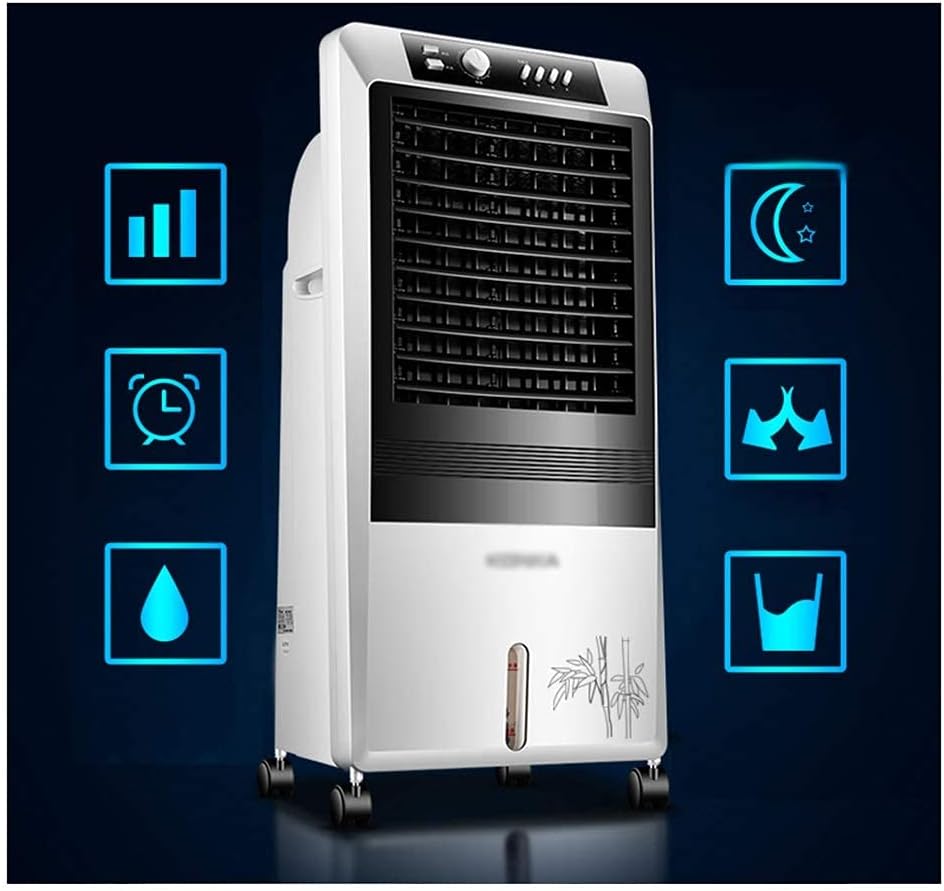 Air Cooler for Home Office Air Coolers Evaporative Coolers Air Conditioner Evaporative Small Misting Humidifier Portable Fan and Bladeless Noiseless Fan for Office Dorm Room(Free Ice Tr