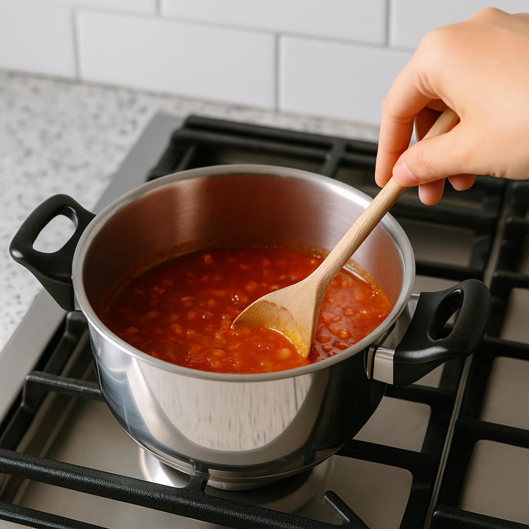 PARENCE.- Set di pentole a induzione in acciaio inox da 8 pezzi - Set di pentole e padelle con coperchi in vetro - Compatibile con tutti i bruciatori