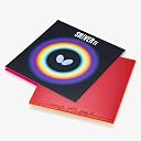 Butterfly, Sriver EL Pimples-in Rubber, Table Tennis, TT Rubber, Black Colour gallery image