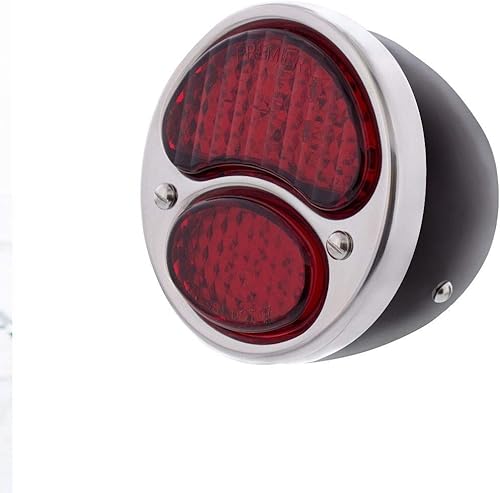 Miniatura 6 de United Pacific 110895 Luz trasera, 31 LED secuencial, con carcasa negra y borde de acero inoxidable, para Ford 1928-1931, RH
