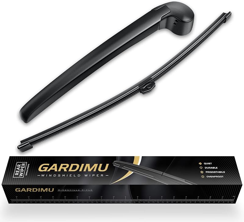 Rear Windshield Wiper Arm Blade Set for Audi Q5 2018-2024 | Factory OEM Replacement Streak-free Back Wipers Arm Blade Assembly Automotive Parts Accessories for Car Window