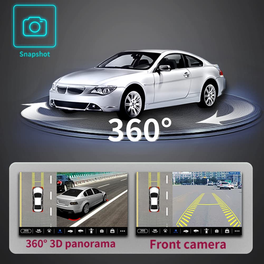 Kamera samochodowa 360° panoramiczny widok przestrzenny 1080P AHD prawy + lewy + przedni + tylny system do radia samochodowego z systemem Android