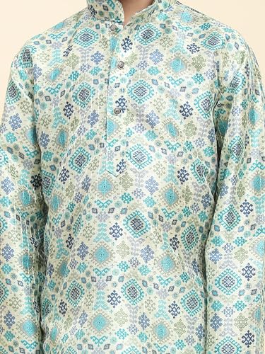 Image of Pro-Ethic Style Developer Boys Silk Kurta Pajama For Kid's Boys Ethnic Wear | Jacquard Silk Kurta Pajama (S-236)