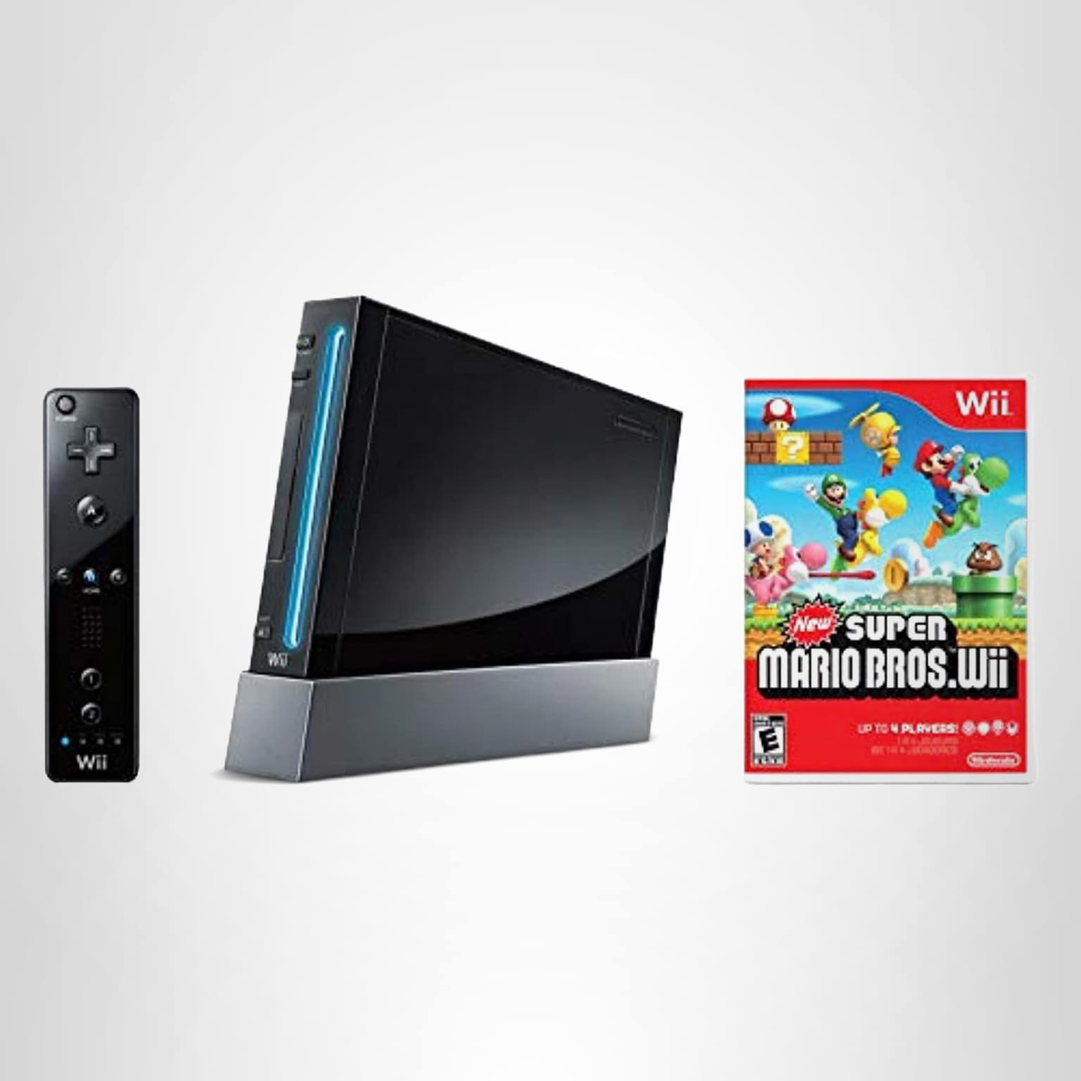 Amazon.com: Nintendo Wii Console, Black with New Super Mario Bros