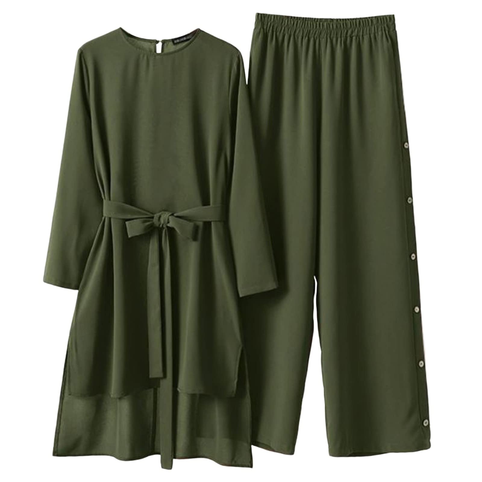 2024 Ensemble de Survêtement Femme 2 Pièces Ete Pas Cher Chic Elegant Grande Taille T-Shirt Top + Pantalon Costume Décontracté Sport Jogging Respirant Plage Tops Pantalon 2 Piece Suit Outfit