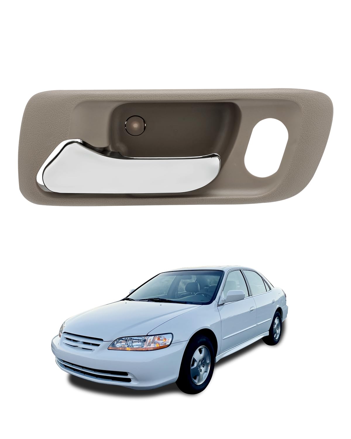 Driver Door Handle, Compatible with 1998-2002 Honda Accord, 1999