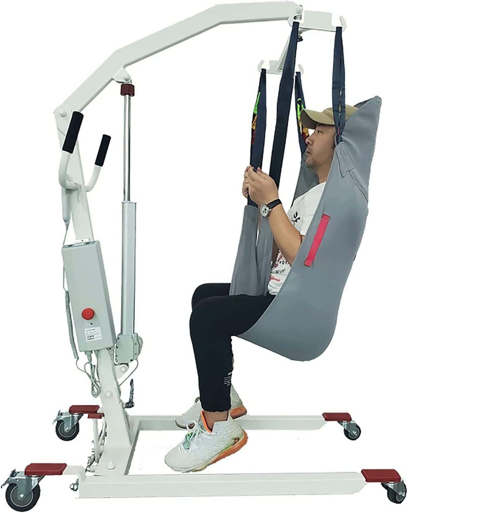 CEEBUS Arnés Elevación Paciente Cuerpo Completo, Grúa de Paciente, Eslinga De Elevación con Accesorios De Bucle,para Posicionamiento Y Elevación De La Cama,Enfermería, Cuidador No Incluye grua