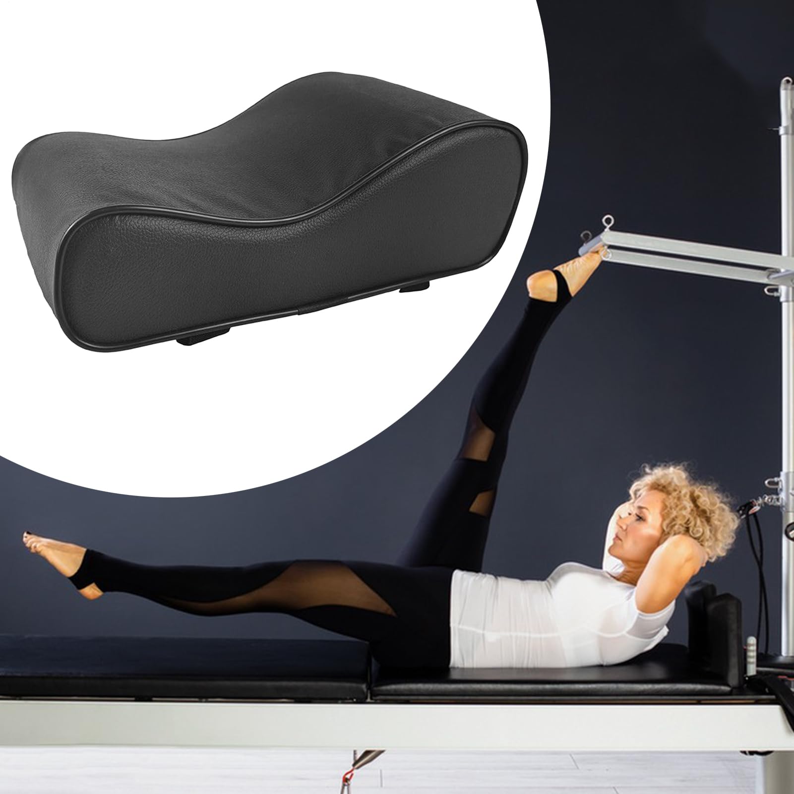 Cuscino per Pilates Reformer - Cuscino di supporto per testa e collo, accessorio di supporto per casa, palestra, sport all'aperto, uomo e donna
