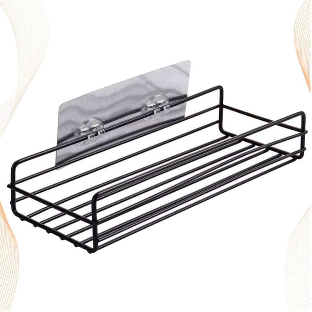 Bathroom Shelf Metal Wall Hanging Shower Rack Mounted Basket