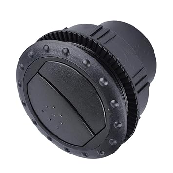 Street27 60mm Vent Air Outlet Rotating Interior Round Ceiling for Car RV ATV Black