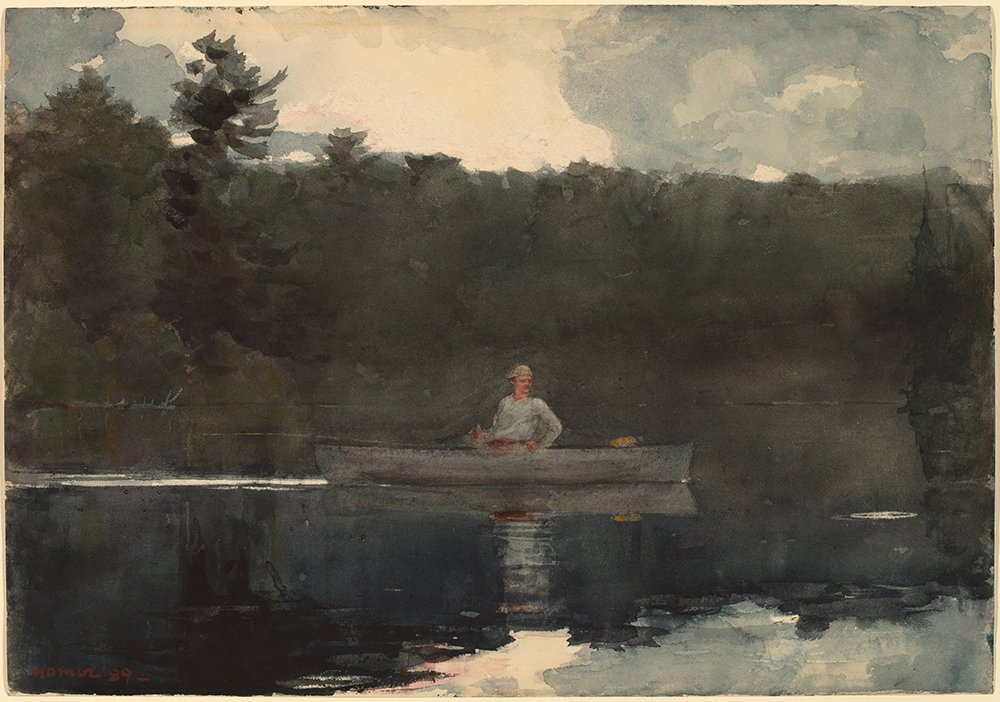 Winslow Homer The Lone Fisherman pour habiller un mur vide