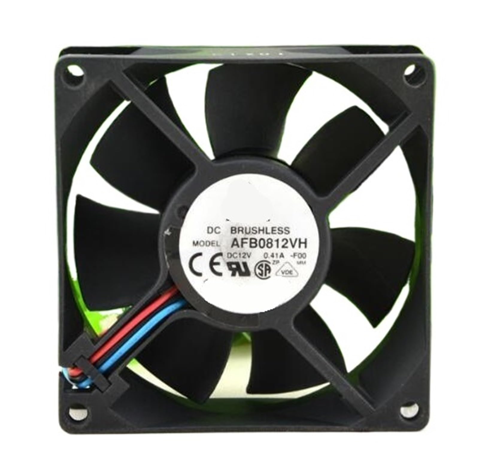 Ventilateur AFB0812VH 12V puissant flux d'air 8025 à deux fils haute efficacité
