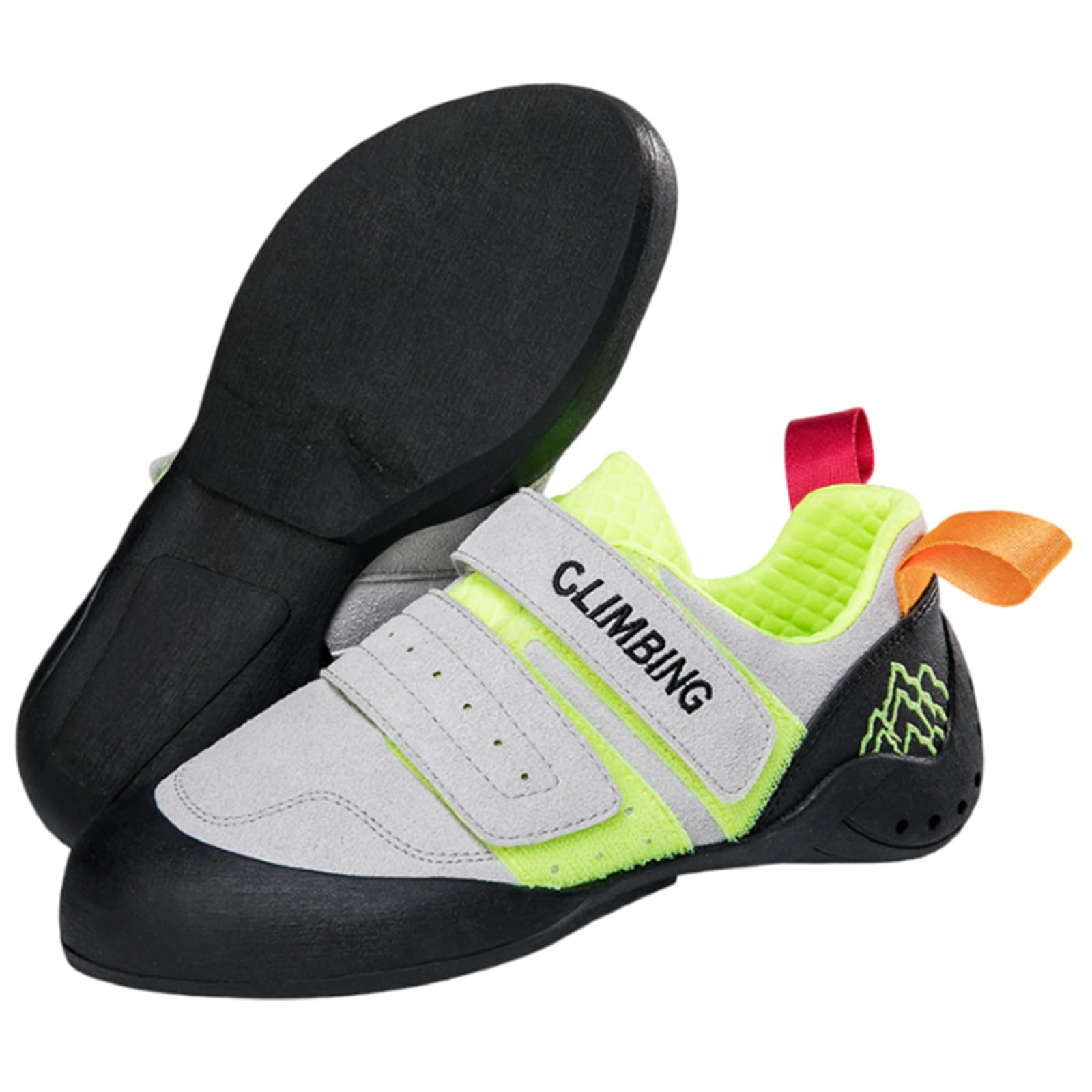 Scarpette da Arrampicata Indoor,Scarpe da Boulder,Scarpette da Arrampicata per Adolescenti,Traspirante,Leggere,Adatto ai Principianti del Bouldering e dell'arrampicata Indoor