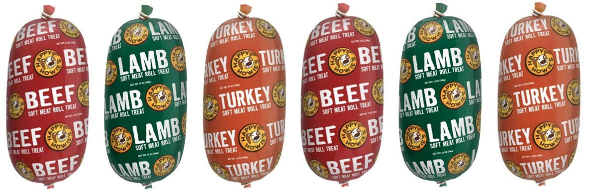 Happy Howie Natural Gourmet Meat Rolls Bundle Packs Beef Turkey