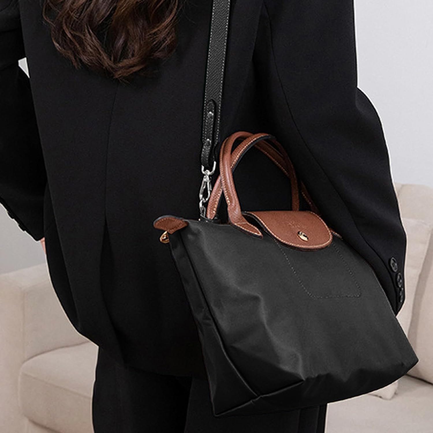 Purse Straps Replacement Leather Longchamp Strap Kit Leather Handbag Crossbody Shoulder Strap Adjustable