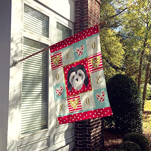 Drapeau Lowchen petit chien lion anti-décoloration pour façade terne - 3
