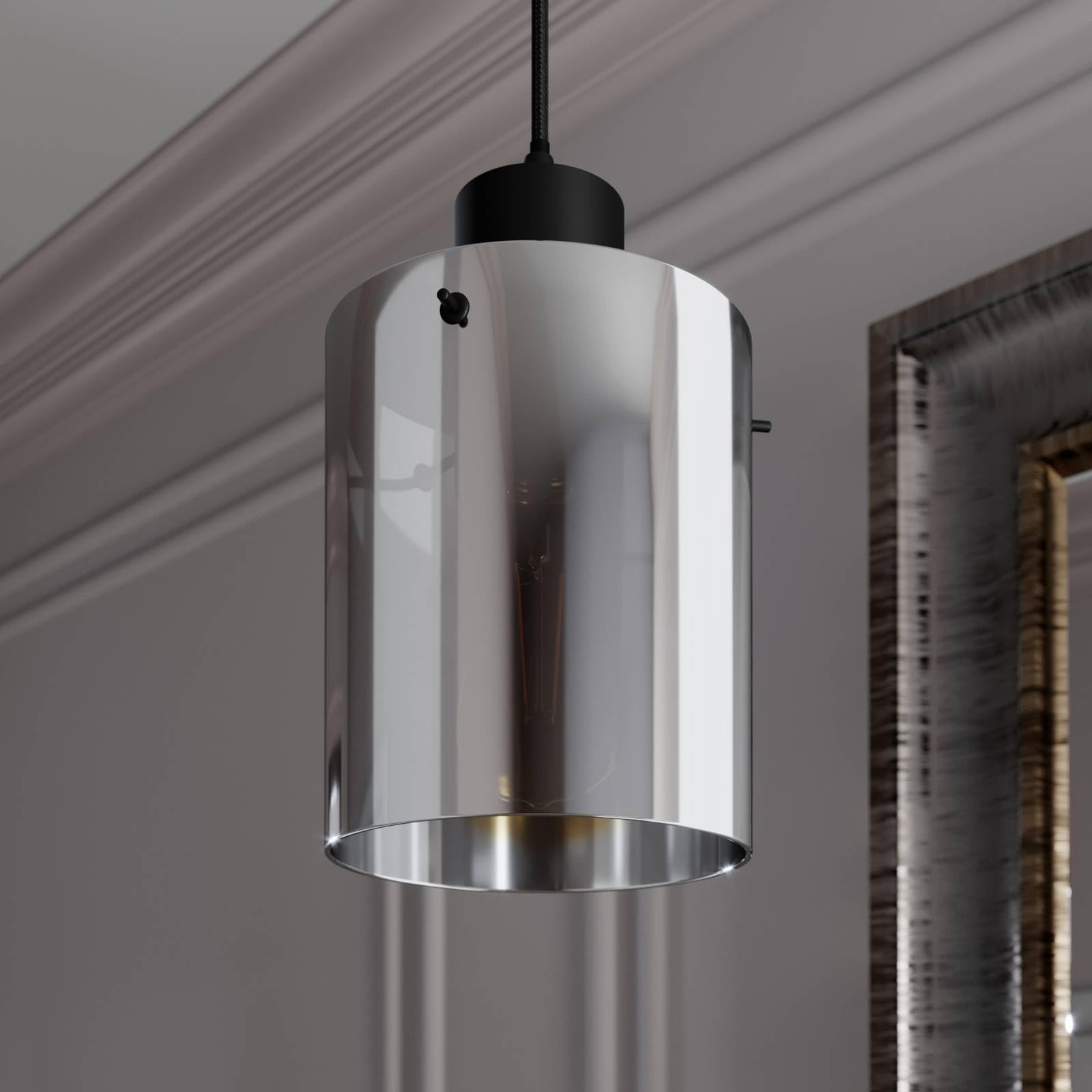 Lindby Lampada a sospensione dimmerabile (Moderno) colore Nero ad es. Soggiorno & Sala da pranzo lampada in vetro, per tavolo