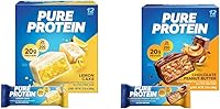 Vista 8 de Pure Protein Barras, bocadillos ricos en proteínas, nutritivos para apoyar la energía y barras, alto contenido de proteínas, aperitivos nutritivos