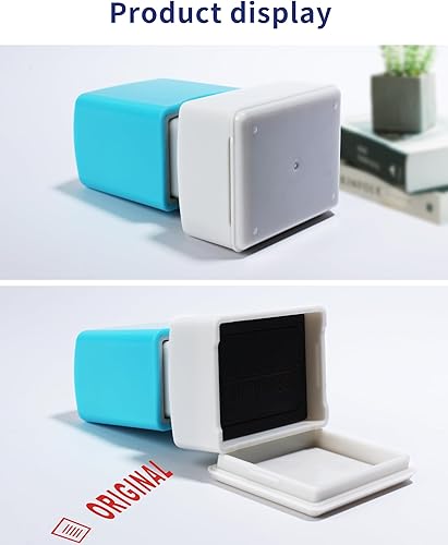 Miniatura 6 de WAFJAMF Sello original  Sello de mensaje pre-entintado sello de oficina recargable tinta roja preinstalado  mediano