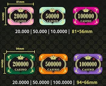 ポーカー チッププラーク高額チップ長方形 (10万25枚100万20枚)セット 51VWbeqDxQL._UF350,350_QL50_.jpg