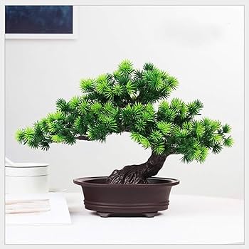 造花 盆栽 レプリカ 創芸　松　石灯篭付き　和風庭園 Amazon.co.jp: Farigrut 人工盆栽杉、人工植物、盆栽レプリカ