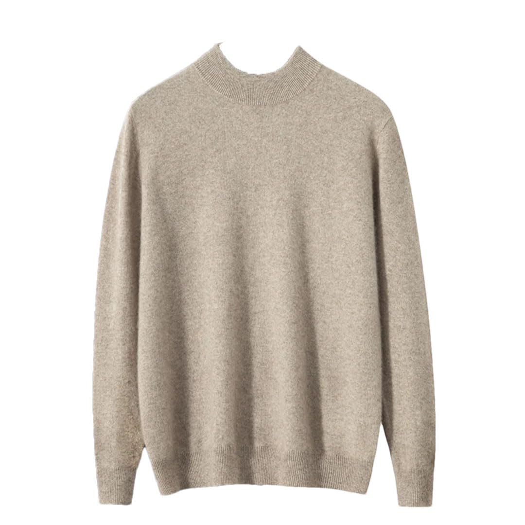 Jersey De Cachemir con Cuello Alto Y Manga Larga para Hombre