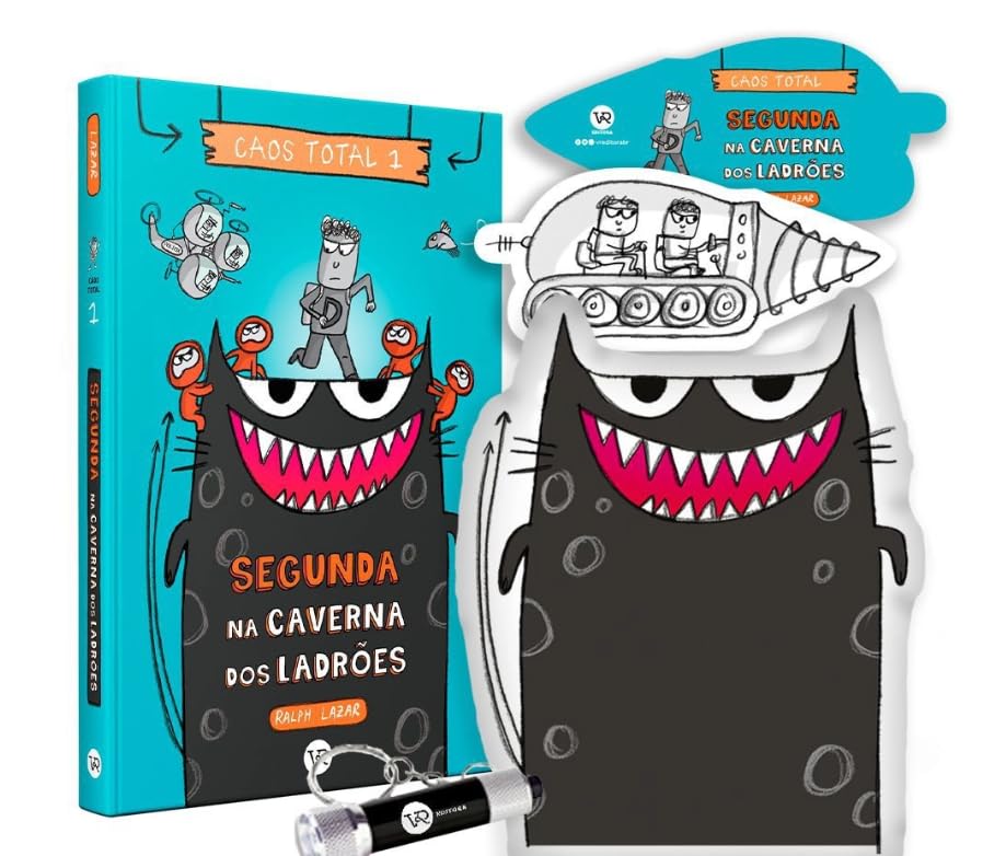 Caos Total 1: Segunda na caverna dos ladrões + Mimos Mini Almofad...