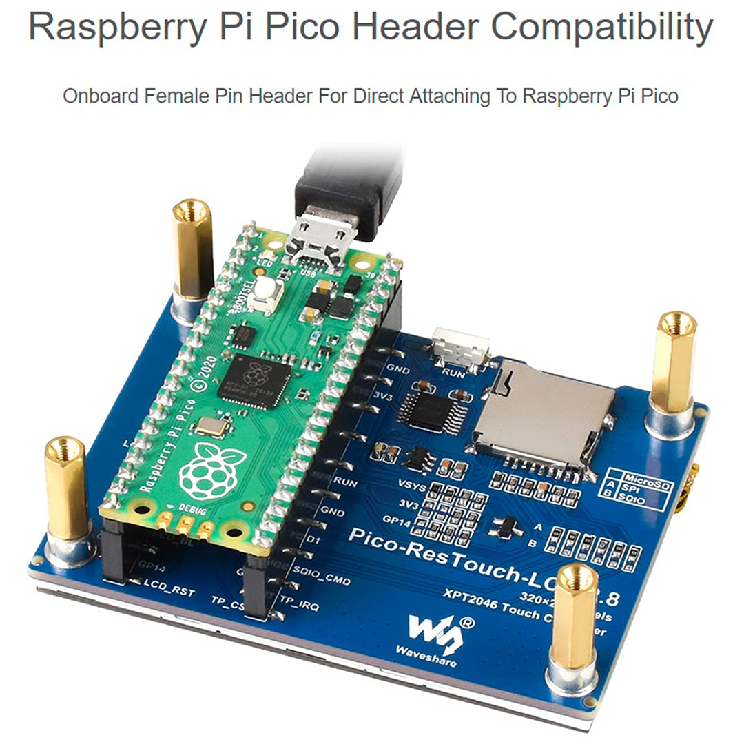 Màn hình TFT 2.8inch LCD (A), 320×240 dành cho Raspberry Pi, Cảm ứng