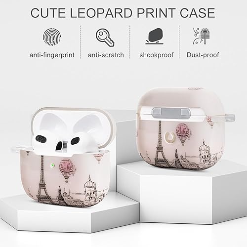 Miniatura 10 de Funda para AirPods de 3 generación, funda para Airpod de 3 generación 2021 para niños, mujeres y hombres, funda protectora rígida para AirPods 3