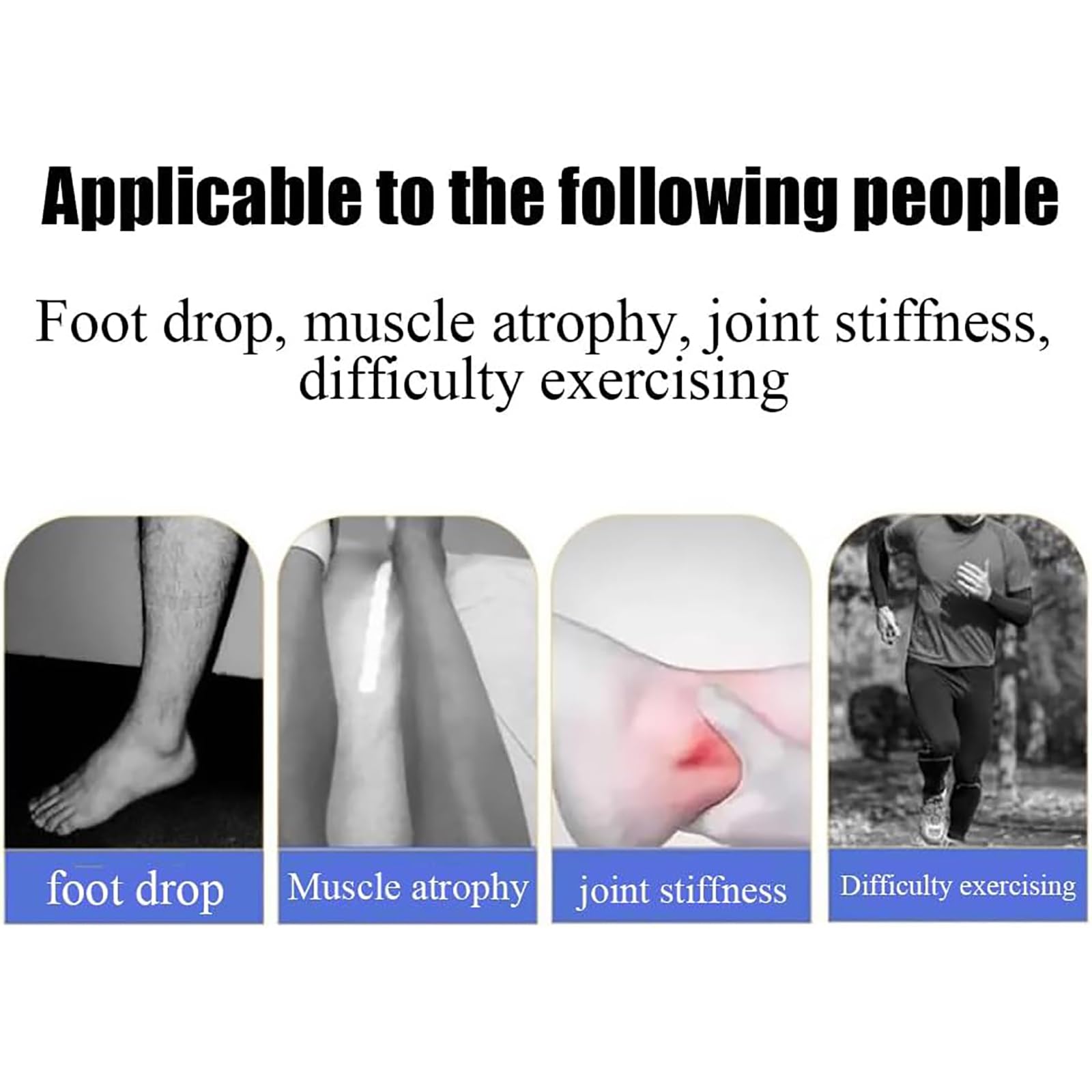 Equipo De Rehabilitación De Tobillo, Entrenador Eléctrico De Rehabilitación De Tobillo, Flexión Plantar/dorsiflexión 40°, Tensión Y Altura Ajustables, para Pie Caído, Varo, Hemiplejía