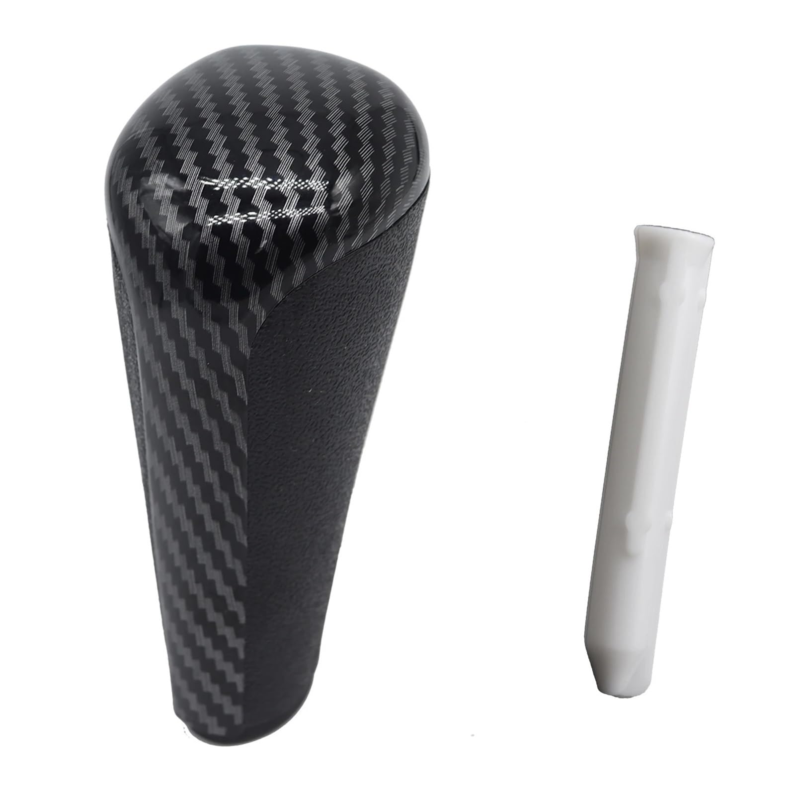 Grozzy Universal Shifter Handle Gear Shift Knob Stick Shifter Lever Pen Automatic for Peugeot 206 207 208 301 307 308 407 408 607 3008 5008 RCZ(Carbon,B)