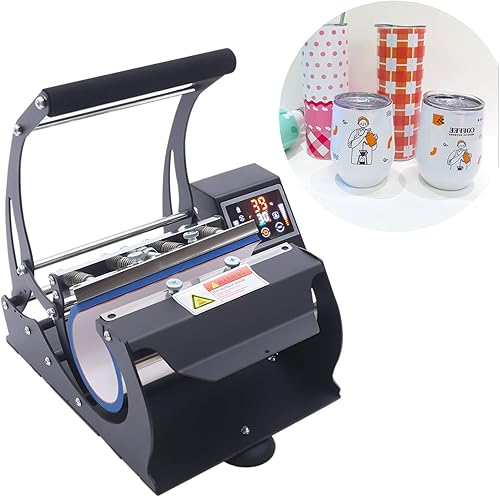 Miniatura 4 de Máquina de prensa de calor de vaso de 110 V, LCD digital automática taza de café máquina de prensa de calor Máquina de transferencia de calefacción