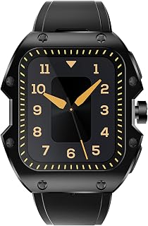 Relógio Inteligente,mewmewcat Relógio inteligente Mille Tela FullTouch IPS de 1,91 polegadas BT Call Fitness Tracker IP69 À prova d'água Oxigênio no sangue/sono//pressão arterial Monitor de vários m
