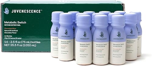 Juvenescence Bebida de cetona con interruptor metabólico - C6 Ketone Di-éster 14 unidades - Interruptor de cetosis - BHB