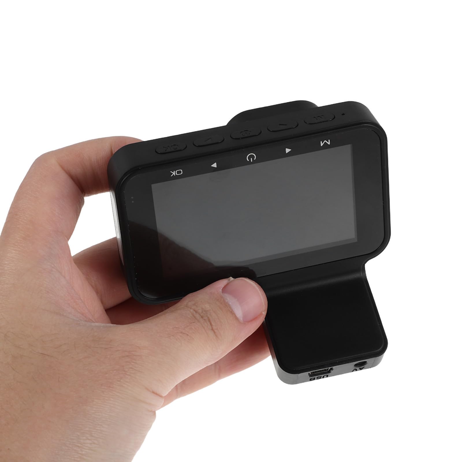 Dash Cam Doppia per Auto con Visione Notturna, Nero ABS