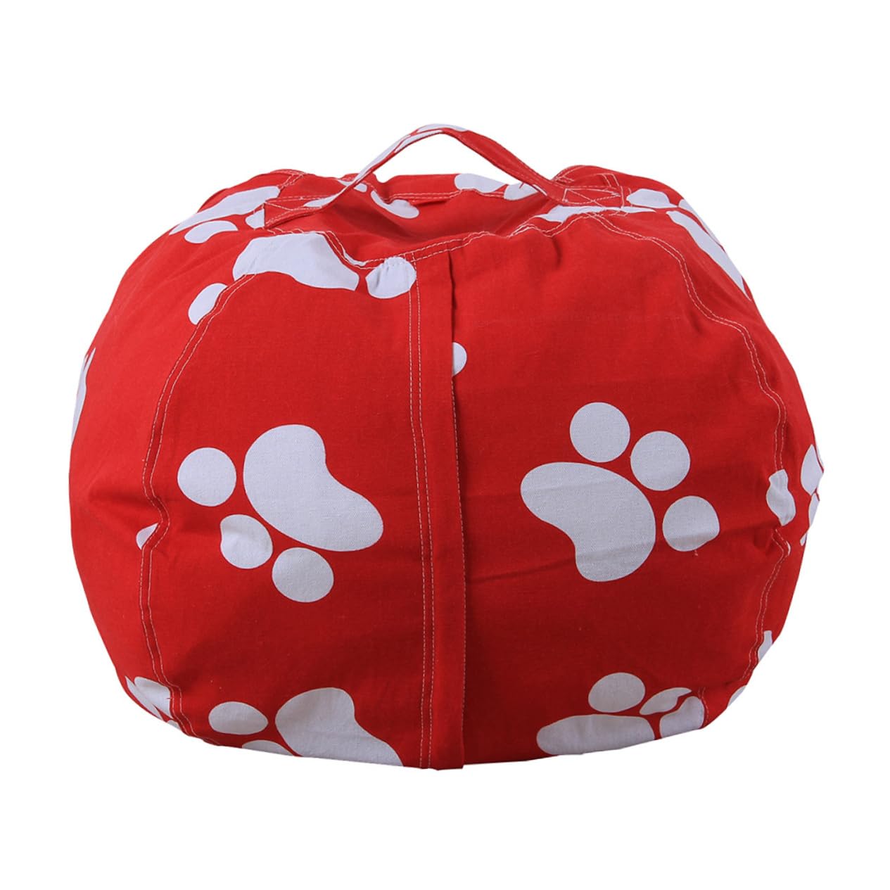 Rangement pour jouets en toile rouge Cabilock grand volume avec cordon de serrage