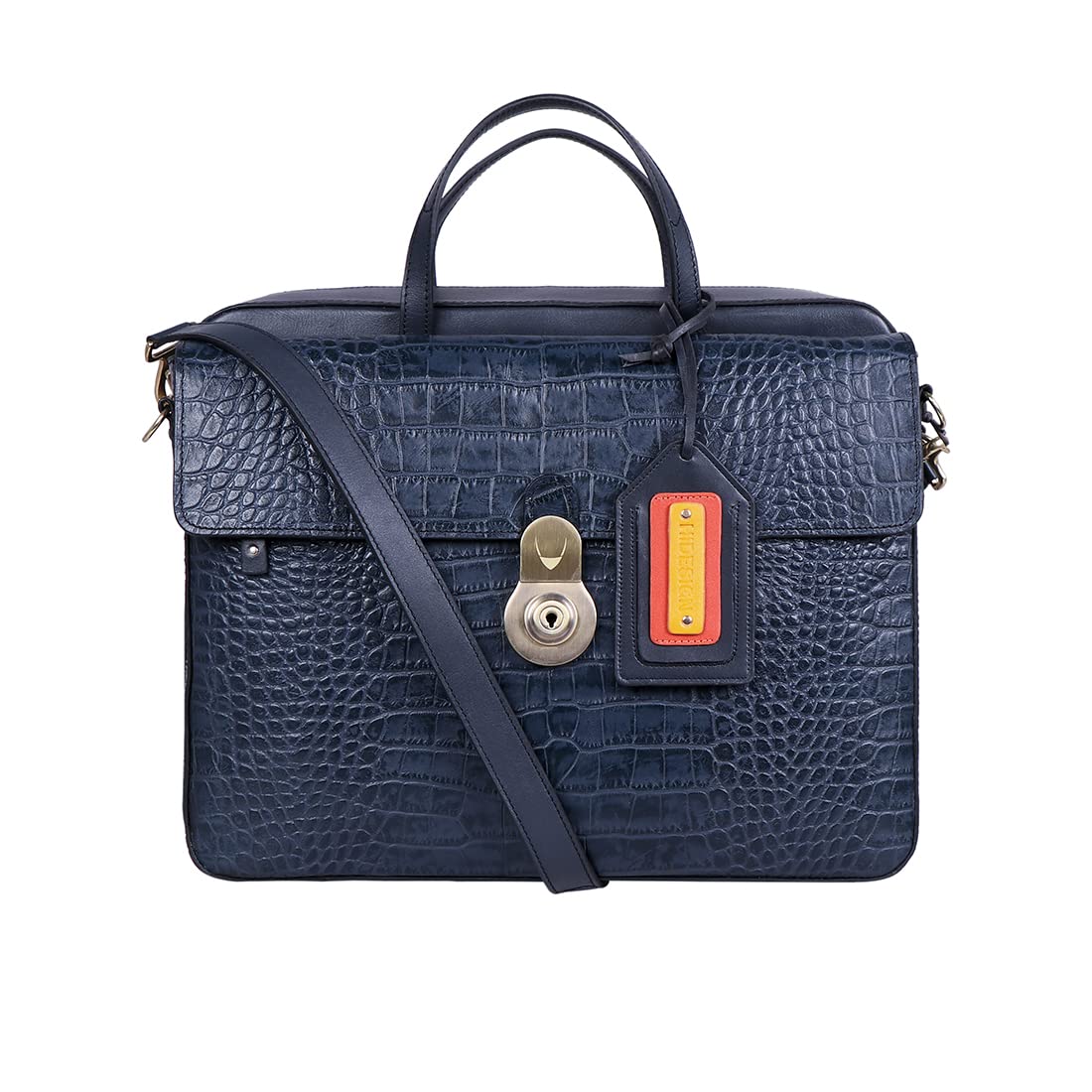 Hidesign Mens 3 Musketeers 02 Handbag(Blue) (B0986F5TXG) Amazon Price History, Amazon Price Tracker