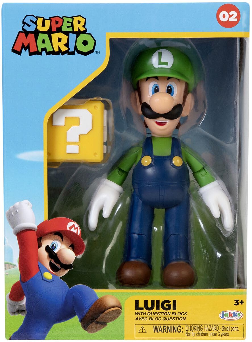 Jakks Pacific Nintendo Super Mario Figür Luigi Koleksiyon