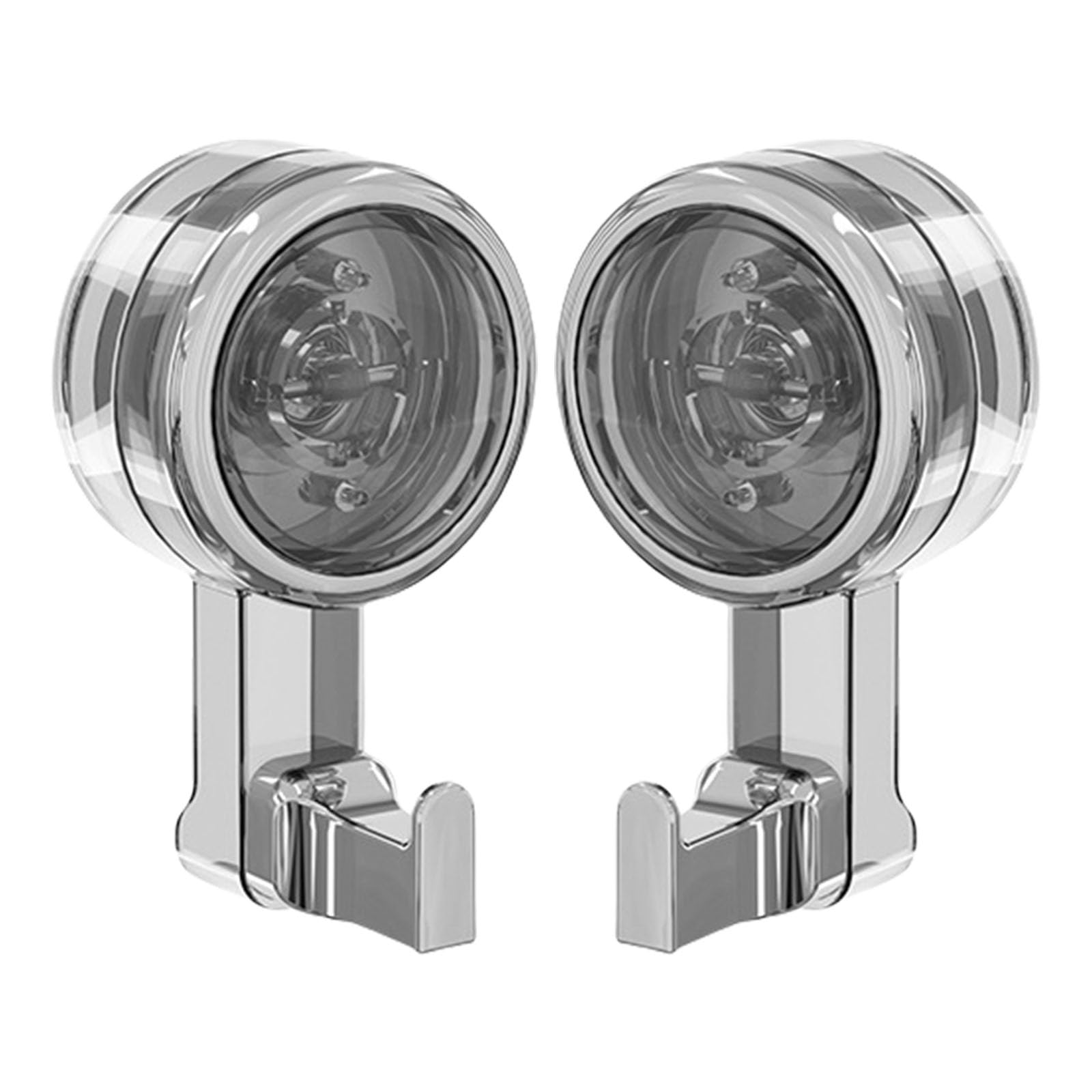 Tsophreniq Multipurpose Pack of 2 Suction Cup Hook with Clip for Home Bathroom Window Display Clear Designs Clip Holders Hook