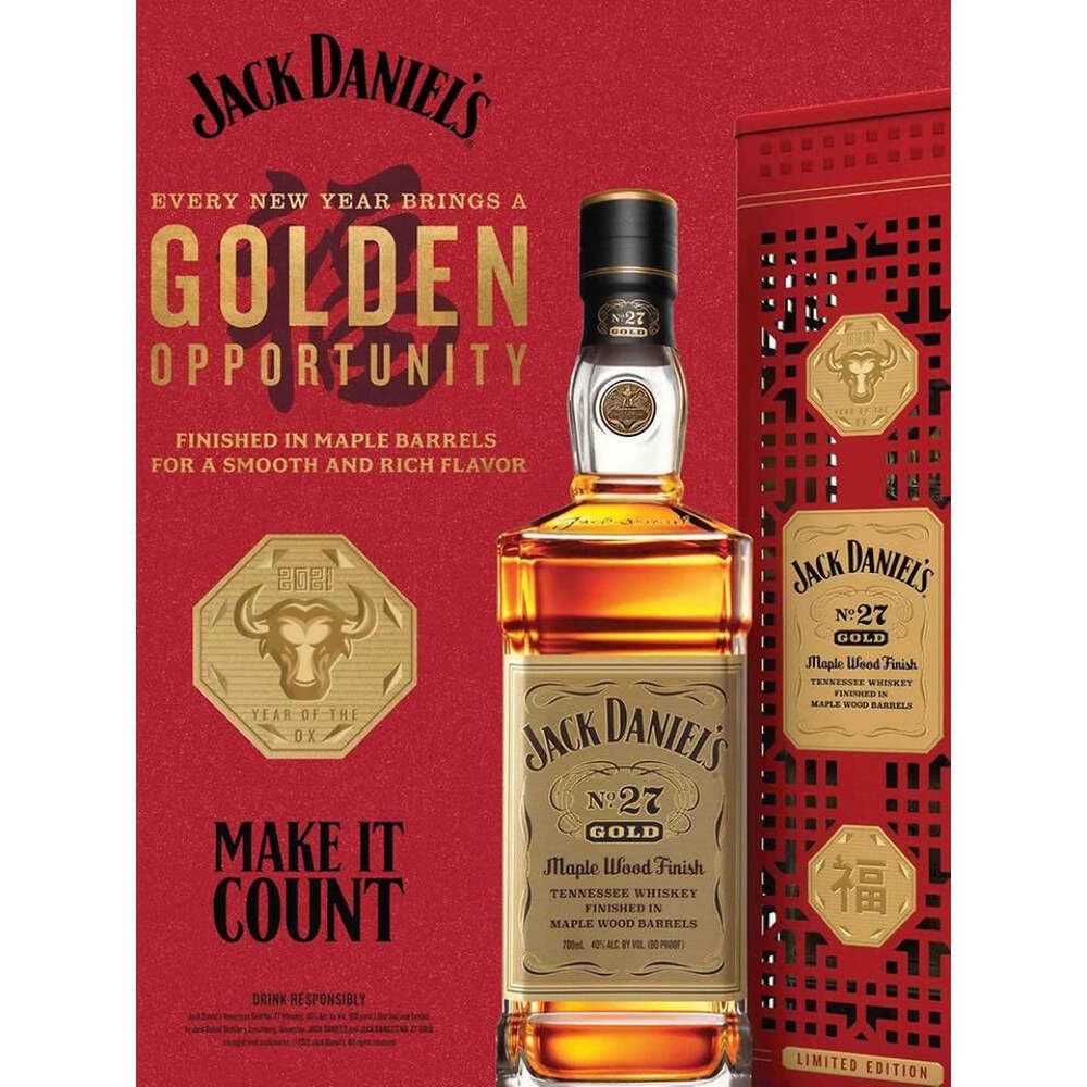 Jack Daniel No 27 Gold Maple Wood Finish Year Of The Ox