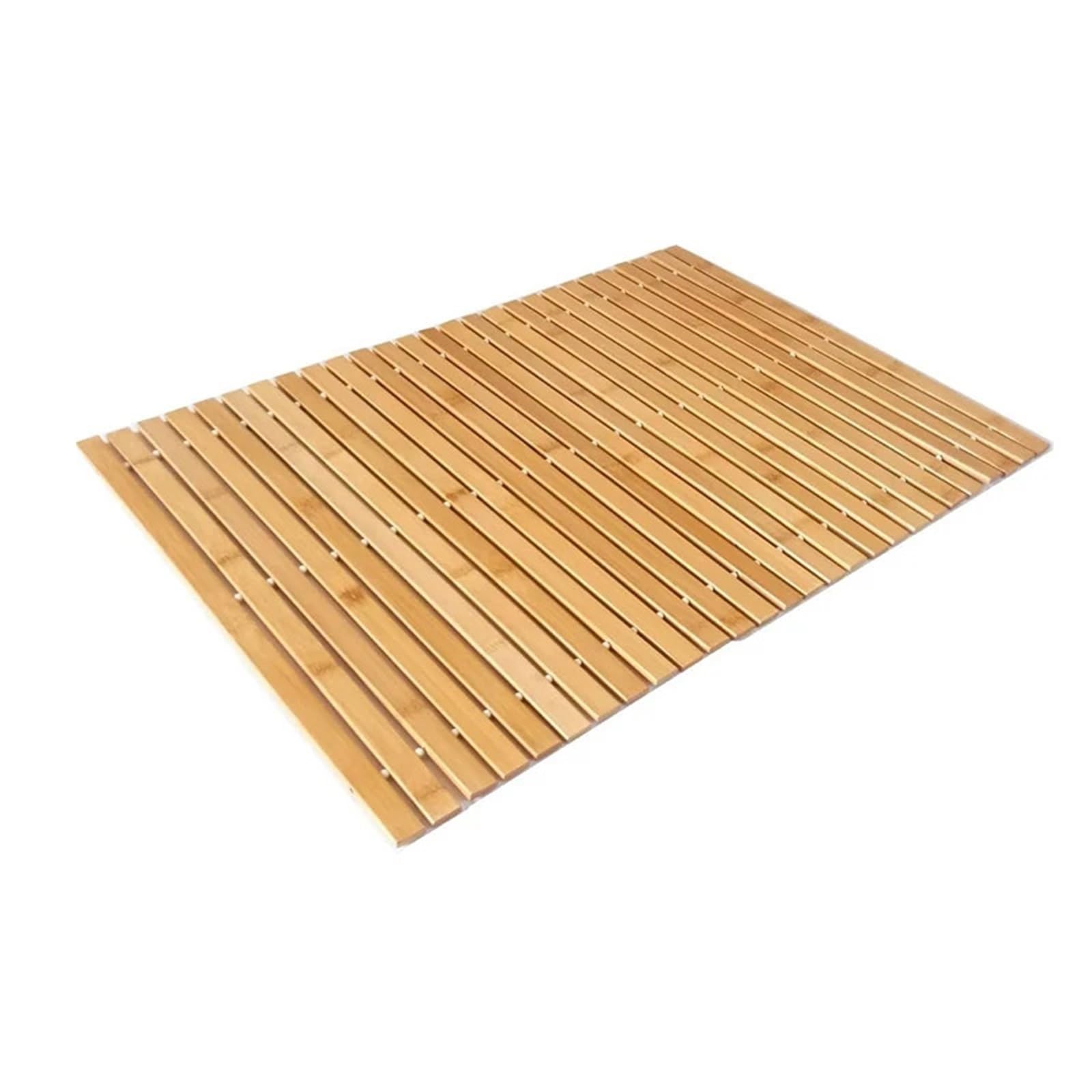 Wooden Bathmat Bath Mat Bathroom Long Rugs Floor Wood Shower Bathtub Accessories Fold For SPA for Home