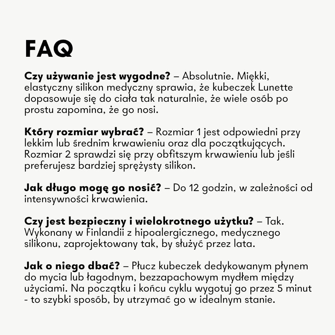Lunette Kubeczek Menstruacyjny-Wielorazowy – Silikon Medyczny bez BPA – do 12 Godzin Komfortu – Alternatywa dla Tamponów – Wyprodukowany w Finlandii – Rozmiar 2 Violet