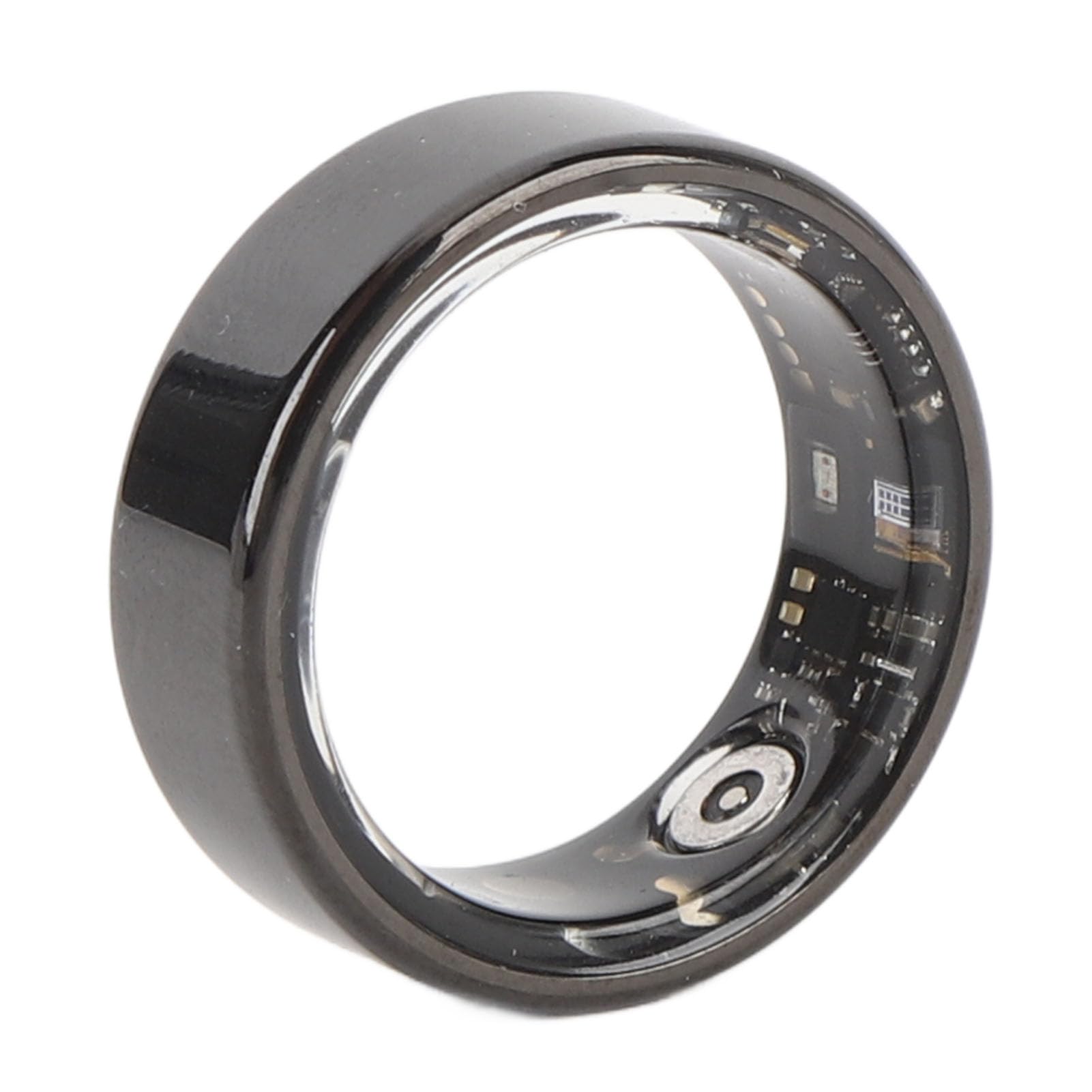 Yosoo Health Gear Smart Ring Fitness Tracker, Contapassi Bluetooth con Cardiofrequenzimetro, Anello Sanitario in Acciaio Inossidabile con Tolleranza All'acqua IP68, (13 ID: 22,2 mm/0,87 pollici,