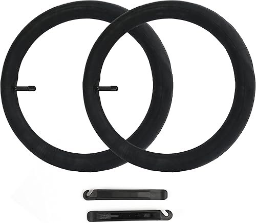 LotFancy - Juego de 2 tubos interiores de 120 x 18in para la mayoría de bicicletas para niños de 120in cochecitos tubo de neumáticos de bicicleta de