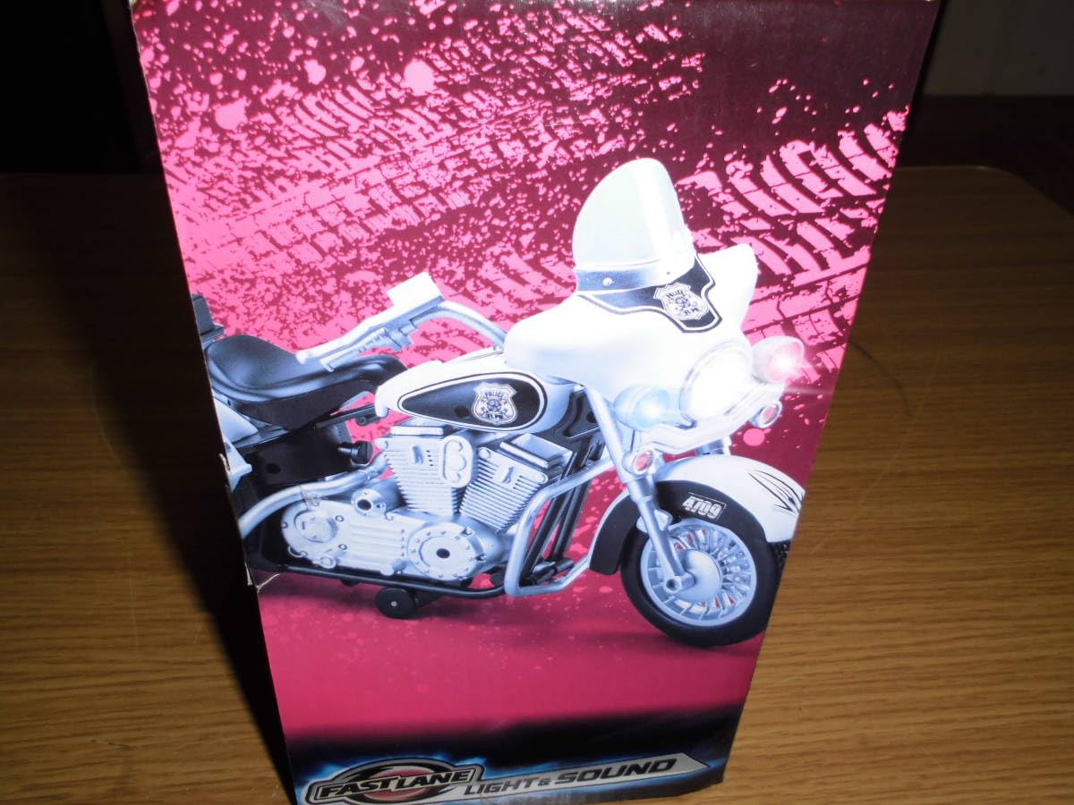 Amazon.co.jp: FAST LANE LIGHT＆SOUND ポリスモーターサイクル : おもちゃ