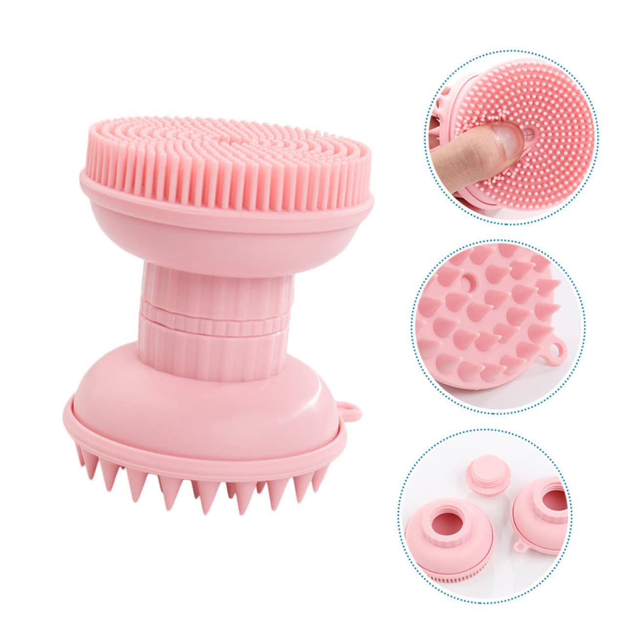 Healeved 3stücke Silikon Gesichtsreinigungsbürste Manuelle Massagebürste Für Gesichtsreinigung Und Hautpflege Doppelseitige Anwendung Geeignet Für Dusche Und Make-up